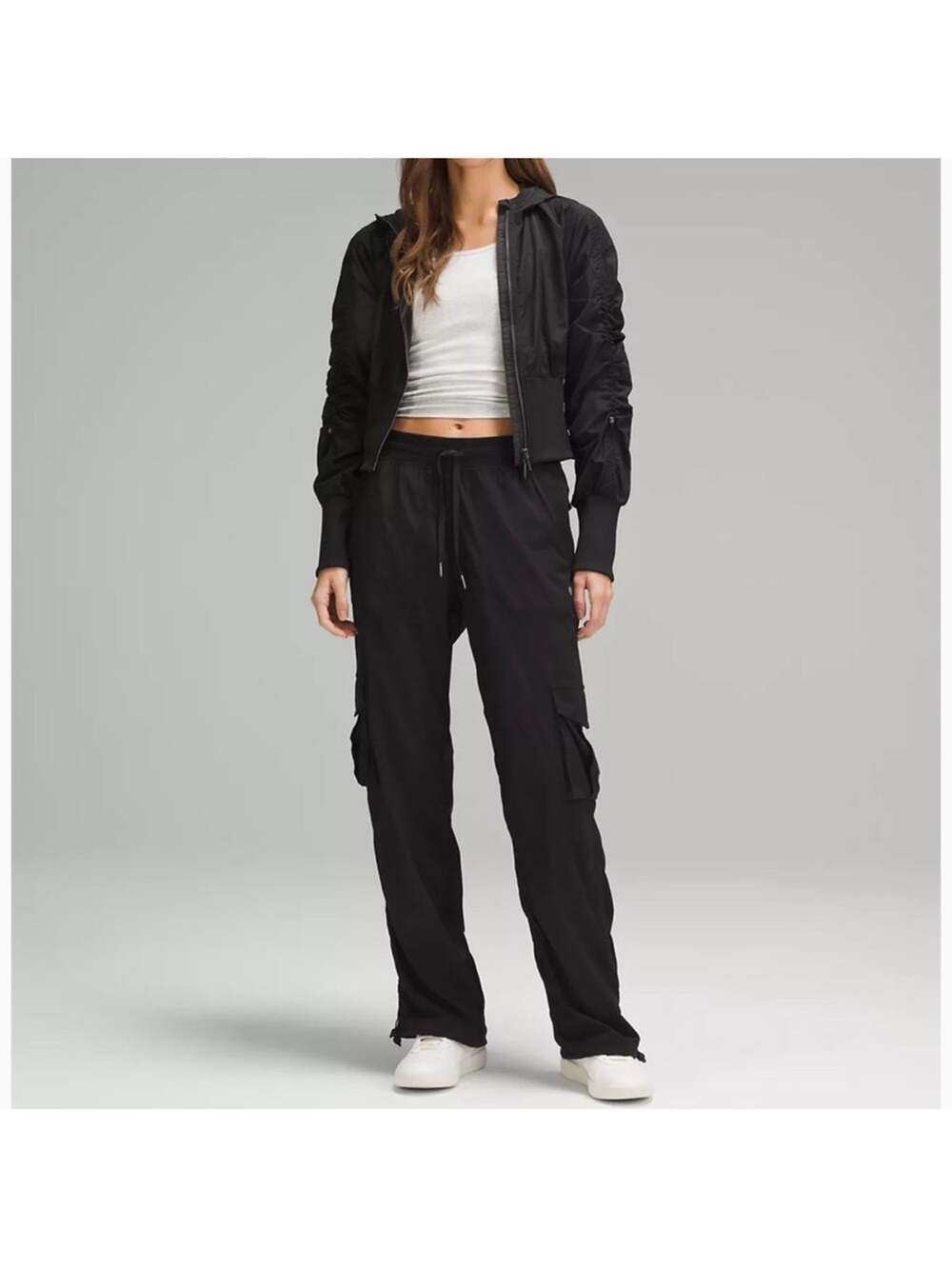 lululemon Dance Studio Relaxed-Fit Mid-Rise Cargo Pant Black Size XS